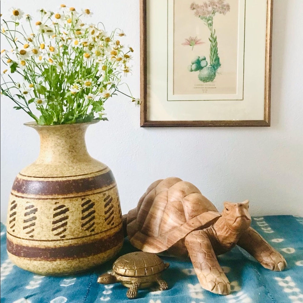 Vintage pottery craft mid century modern ceramic pottery vase